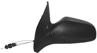 Rétroviseur gauche mécanique pour OPEL ASTRA H, 2004-2009, asphérique, Noir, Pointe légèrement abimée