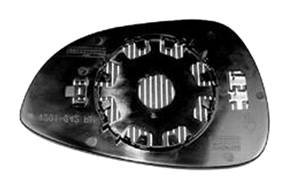 Miroir Glace rétroviseur droit pour FORD FIESTA VI ph.1, 2008-2012, dégivrant, asphérique, à clipser