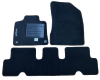 Kit 4 Tapis de sol Auto pour CITROËN C4 PICASSO II, 2013-2016, avec sigle C4 PICASSO, moquette noire et clips, Neuf