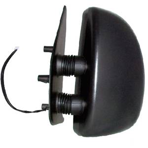 Rétroviseur gauche électrique pour PEUGEOT BOXER I phase 2, 2002-2006 (bras court), dégivrant, noir