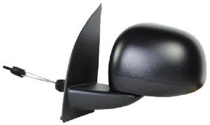 Rétroviseur gauche manuel pour FIAT PANDA, 2009-2012, coque noire, Neuf