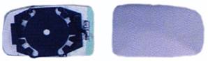 Miroir Glace rétroviseur droit pour FIAT PANDA II 2003-2008, à clipser, Neuf