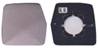 Miroir Glace rétroviseur gauche pour PEUGEOT EXPERT I phase 2, 2004-2006 (mécanique), à clipser