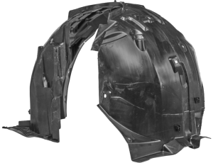 Pare-boue Avant Droit Pour Peugeot 407 (2004-2011) - Pièce Neuve Repiauto (réf. RA19732)