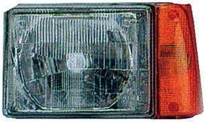 Phare Optique avant gauche pour FIAT PANDA I 1998-2003, électrique, feu clignotant orange, Neuf