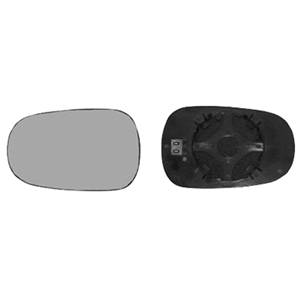 Miroir Glace rétroviseur gauche pour RENAULT SCENIC I phase 2, 1999-2003, dégivrant, à clipser
