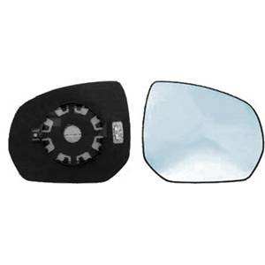 Miroir Glace rétroviseur droit pour CITROËN C4 PICASSO I ph.1, 2007-2010, bleu, dégivrant, à clipser