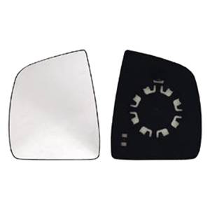 Miroir Glace rétroviseur gauche pour FIAT DOBLO II phase 1, 2010-2015, à clipser, Neuf