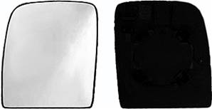 Miroir Glace rétroviseur gauche pour FIAT SCUDO II 2007-2016, verre supérieur, à clipser, Neuf