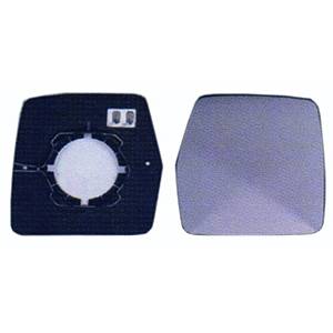 Miroir Glace rétroviseur droit pour PEUGEOT EXPERT I phase 2, 2004-2006, (mécanique), à clipser
