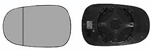 Miroir Glace rétroviseur gauche pour RENAULT CLIO II phase 1, 1998-2001, asphérique, à clipser