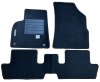 Kit 4 Tapis de sol Auto pour PEUGEOT 3008 I 2009-2017, avec sigle 3008, moquette noire et clips, Neuf