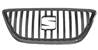 Grille calandre supérieure pour SEAT IBIZA IV ph.1 2008-2012 noire, contour chromé, pare chocs avant