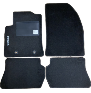 Kit Tapis De Sol Ford Fiesta MK7 2008-2017 - 4 Pièces Noires, 100% Ajustées, Polypropylène