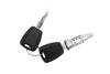 Cylindre de serrure pour ALFA ROMEO MITO 2008-2016, barillet, jeu de 2 clé, Neuf