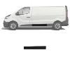 Moulure baguette centrale sur porte latérale gauche pour RENAULT TRAFIC III phase 2 2019-2021, Noire, Neuve