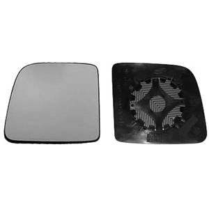 Miroir Glace rétroviseur gauche pour FORD TOURNEO CONNECT I phase 2, 2006-2009, verre supérieur