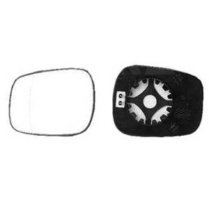 Miroir Glace rétroviseur pour RENAULT KANGOO I ph.1 2001-2003 gauche ou droit, asphérique, à clipser