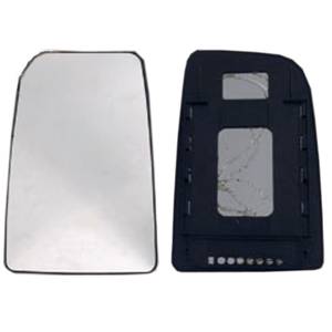 Miroir Glace rétroviseur gauche pour VOLKSWAGEN CRAFTER, 2006-2011, verre supérieur, à clipser