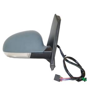 Rétroviseur droit électrique pour VOLKSWAGEN GOLF PLUS phase 1, 2005-2009, dégivrant, rabattable électriquement, feu