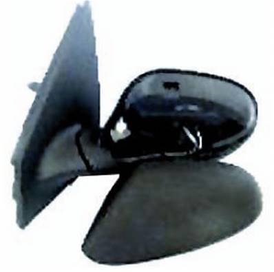 Rétroviseur gauche mécanique pour LANCIA YPSILON I ph. 2, 2006-2010, Noir, Neuf