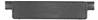Porte plaque pare chocs avant pour BMW srie 3 E46 1998-2001, Neuf