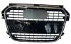 Grille radiateur pour AUDI A1 2010-2014, noire brillante, avec cadre chromée, Neuve