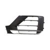 Grille gauche pare-chocs avant pour AUDI Q2 phase 1 2016-2020, noire, avec moulure chrom�e, avec trou PDC et support, Neuve