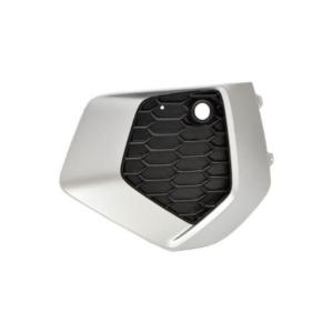 Grille avant gauche pour AUDI A3 IV depuis 2020, noire, avec cadre argenté, Neuve