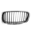 Grille de radiateur avant gauche pour BMW Serie 3 F30, 2012-2014, argentée, baguette décorative chromée, Mod. MODERN LINE, Neuve