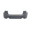Pare-chocs arrière pour BMW SÉRIE 2 F45/F46 ACTIVE TOURER 2014-2017, avec trous capteurs + supports, sortie échappement simple à droite et gauche, Mod. GRANDTOURER, Neuf à peindre