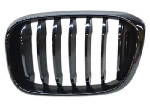 Grille gauche pour BMW X2 F39 depuis 2018, noire brillant, Neuve