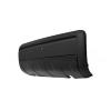 Moulure centrale pare-chocs arrire pour FIAT PANDA 4X4/NAT. POW. depuis 2013, noire brillante, avec trous radar + supports capteurs, Neuve