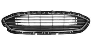 Grille calandre centrale supérieure pour FORD FIESTA VII phase 1, depuis 2017, noire, moulure chromée, mod. DIESEL (TITANIUM), Neuve