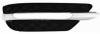 Grille de calandre gauche pour MERCEDES (W204) CLASSE C ph. 2 2011-2014, trou antibrouillard, Neuve