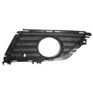 Grille de calandre gauche OPEL CORSA C phase 2, 2003-2006 noire trou antibrouillard pare chocs avant