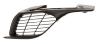 Grille de calandre gauche pour PEUGEOT 308 II phase 1, 2013-2017, noire & chromée, pare chocs avant