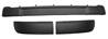 Bandeaux pare chocs avant pour RENAULT CLIO II phase 3, 2004-2006, moulures noires, kit 3 pièces
