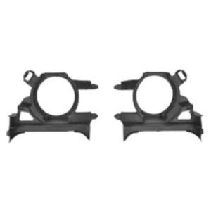 Supports feux antibrouillard pour RENAULT CLIO IV ph.1, 2012-2016, droit & gauche, pare chocs avant