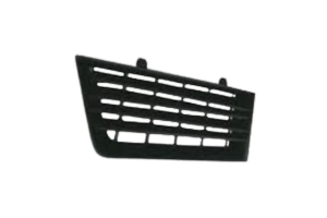 Grille calandre supérieure droite pour SEAT IBIZA III phase 1, 2002-2006, noire, pare chocs avant