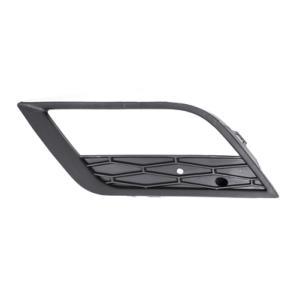 Grille de calandre gauche pour SEAT LEON III ph. 1 2013-2016, trou antibrouillard, noire, Neuve