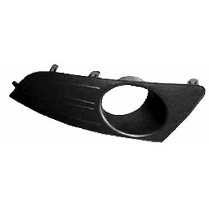 Grille de calandre droite pour DACIA LOGAN I MCV ph.2, 2008-2013, noire, trou antibrouillard, pare