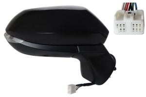 Rétroviseur droit électrique pour TOYOTA YARIS CROSS IV depuis 2020, dégivrant, rabattable, feu clignotant à led, 8 pin, Neuf à peindre