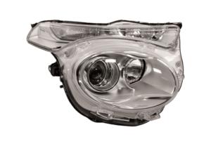 Phare Optique électrique avant droit pour CITROËN C1 II depuis 2014 >, H7+H7, version VALEO, sans moteur, Neuf