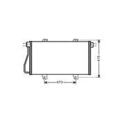 Condenseur de Climatisation pour NISSAN INTERSTAR ph.1 1999-2003, OEM: 2765000QAF, Neuf