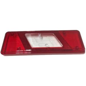 Cabochon feu arrière gauche pour FORD TRANSIT Mk8 phase 1 2014-2019, rouge/incolore, Mod. TIPPER, Neuf