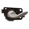 Poigne de porte avant / arrire gauche pour FIAT PUNTO II ph. 1 1999-2003, interne, Argent, Neuve