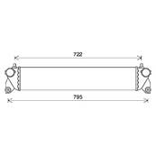 Intercooler pour FIAT SEDICI depuis 2007, OEM: 71746638, Neuf