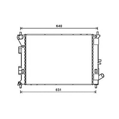 Radiateur de refroidissement moteur pour HYUNDAI i30 II 2012-2016, OEM: 253103X011, Neuf