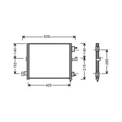Condenseur de Climatisation pour HYUNDAI ATOS 1998-2003, OEM: 9760602200, Neuf